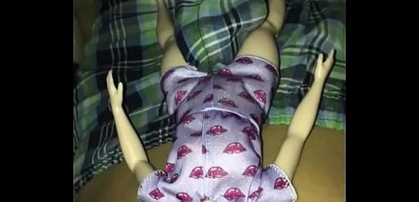  Curvy Barbie doll tease